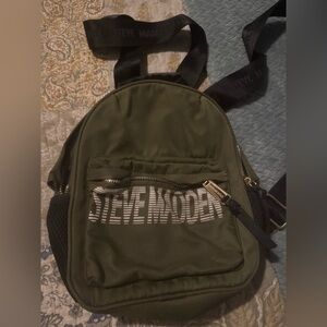 Steve Madden olive Green Backpack